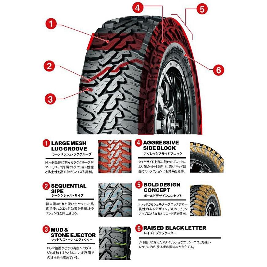 GEOLANDAR M/T G003 LT245/75R16 (4本セット) YOKOHAMA ジオランダー 