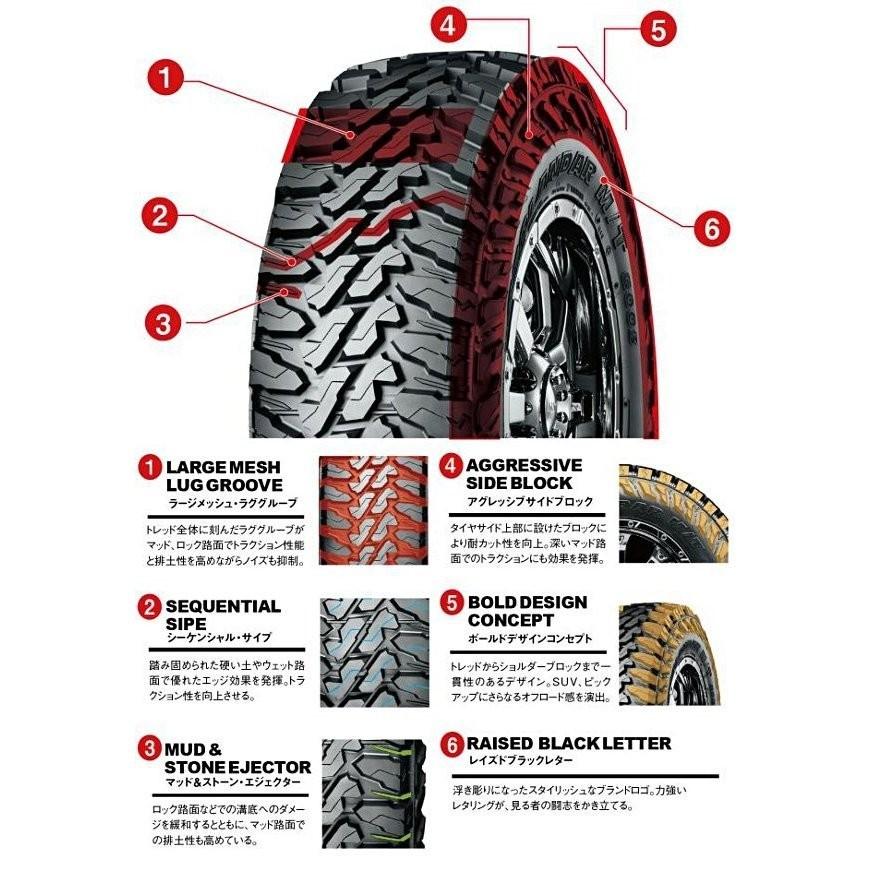 GEOLANDAR M/T G003 7.00R16 LT (4本セット) YOKOHAMA ジオランダー