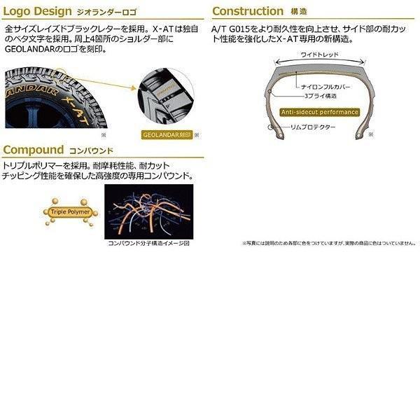 GEOLANDAR X-AT195/80R15 (4本セット) YOKOHAMA ジオランダー エックス