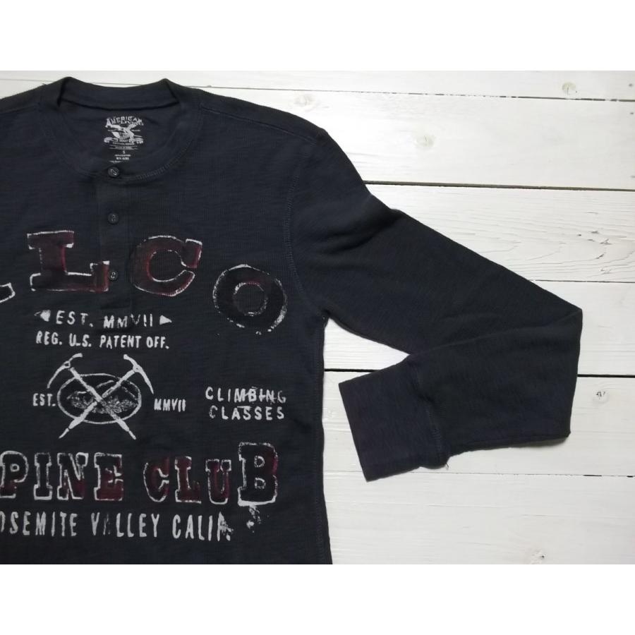 アメリカンリビング ヘンリーネック 長袖 Tシャツ サーマル グレー メンズ American Living 004 | AMERICAN LIVING | 01