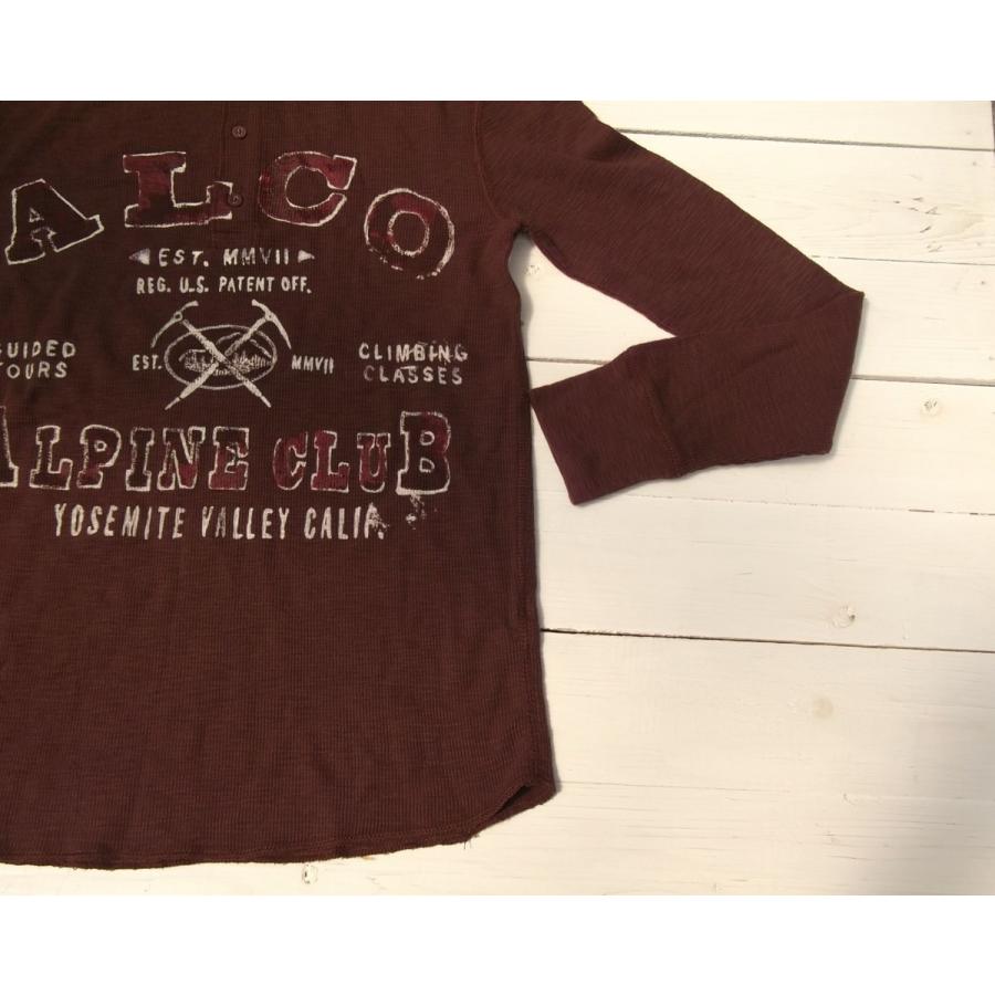 アメリカンリビング ヘンリーネック 長袖 Tシャツ サーマル マルーン メンズ American Living 005 | AMERICAN LIVING | 02