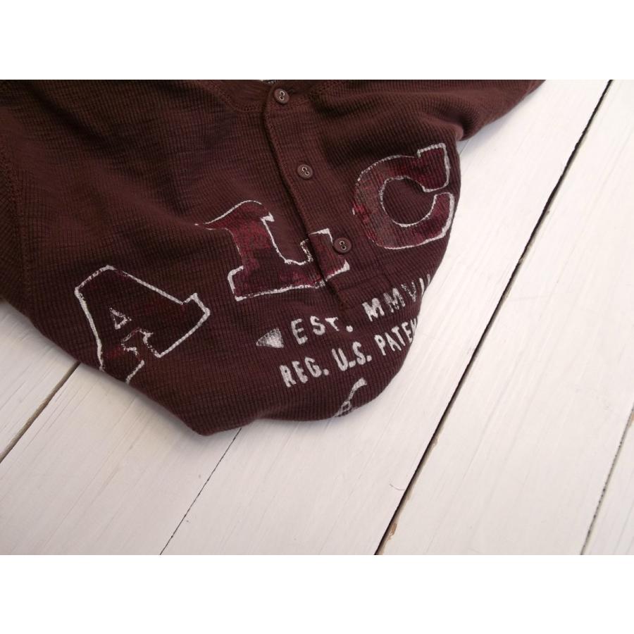 アメリカンリビング ヘンリーネック 長袖 Tシャツ サーマル マルーン メンズ American Living 005 | AMERICAN LIVING | 04