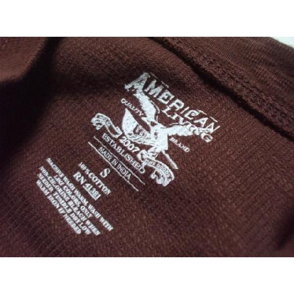 アメリカンリビング ヘンリーネック 長袖 Tシャツ サーマル マルーン メンズ American Living 005 | AMERICAN LIVING | 05