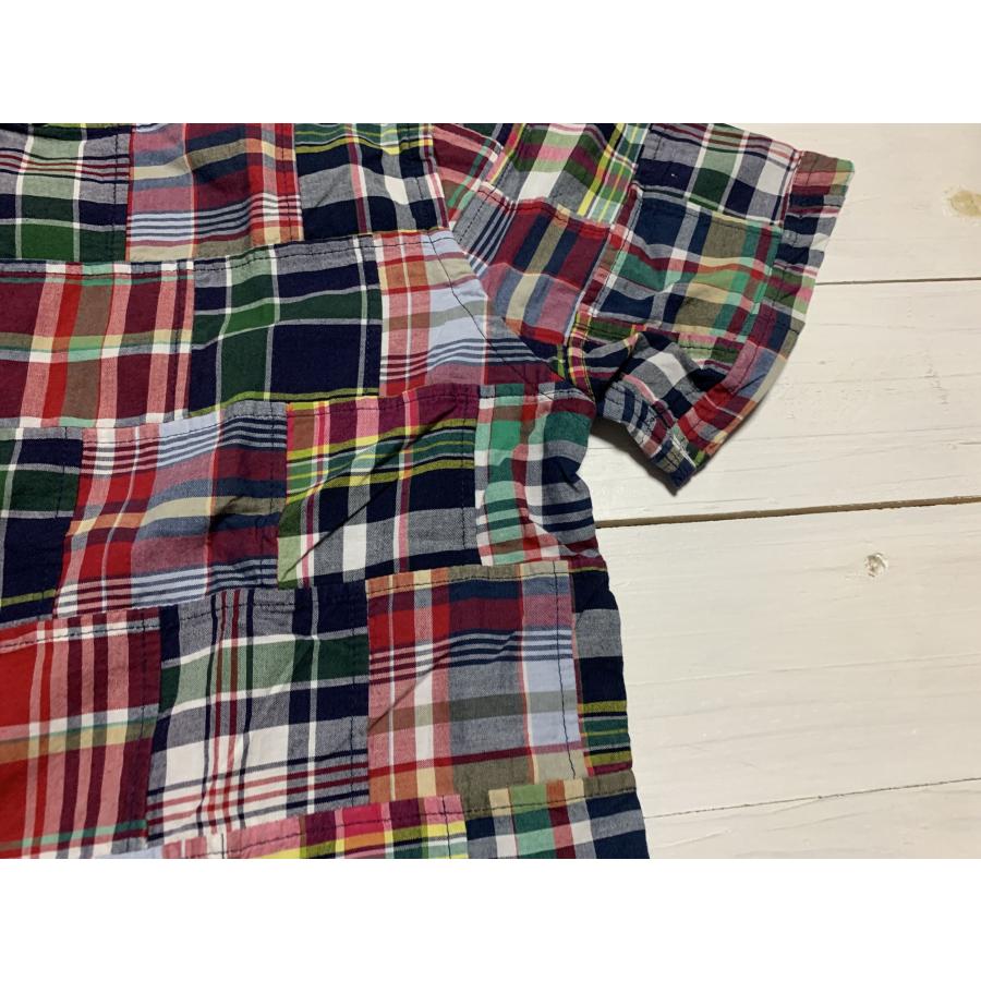 【並行輸入品】 ブルックスブラザーズ 半袖 パッチワーク ボタンダウンシャツ チェック メンズ Brooks Brothers 080 | BROOKS BROTHERS | 02