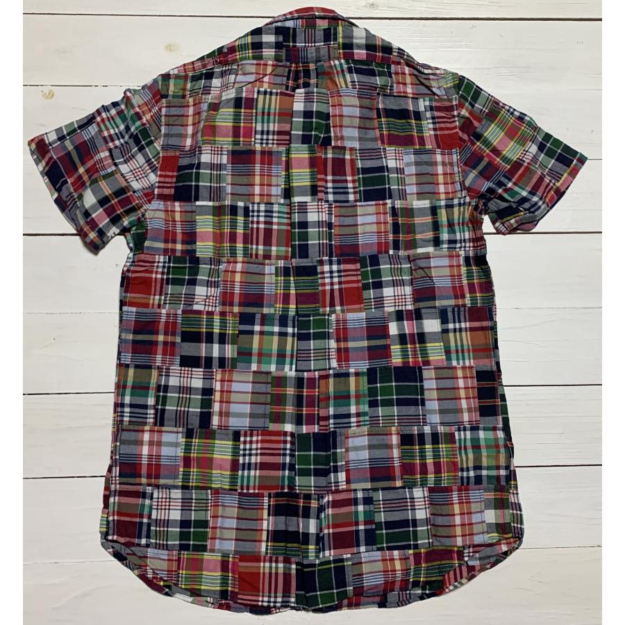 Brooks Brothersブルックスブラザーズの半袖ボタンダウンシャツ　XL BROOKS BROTHERS（ブルックスブラザーズ） 【並行輸入品】 半袖 パッチ