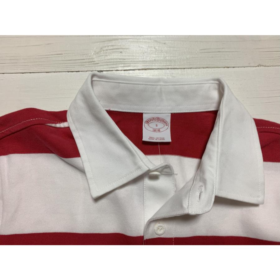 【並行輸入品】 ブルックスブラザーズ 長袖 ラグビーシャツ レッド メンズ Brooks Brothers 083 | BROOKS BROTHERS | 05