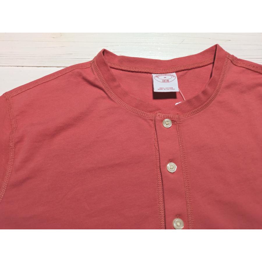 【並行輸入品】 ブルックスブラザーズ ワンポイント 半袖 ヘンリーネック Tシャツ オレンジ系 メンズ Brooks Brothers 091 | BROOKS BROTHERS | 04