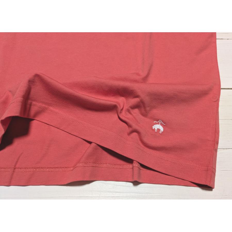 【並行輸入品】 ブルックスブラザーズ ワンポイント 半袖 ヘンリーネック Tシャツ オレンジ系 メンズ Brooks Brothers 091 | BROOKS BROTHERS | 05