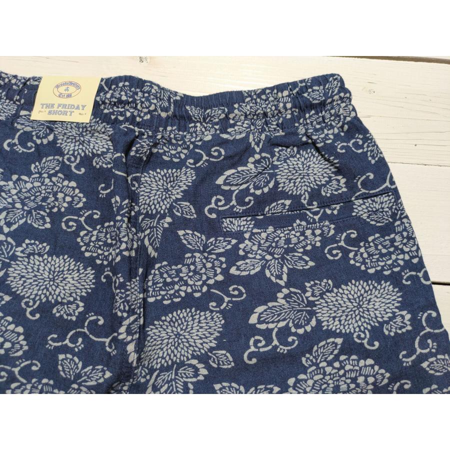 【並行輸入品】 ブルックスブラザーズ 麻混 コットン プリント イージー ショートパンツ リネン ブルー メンズ Brooks Brothers 032 | BROOKS BROTHERS | 04