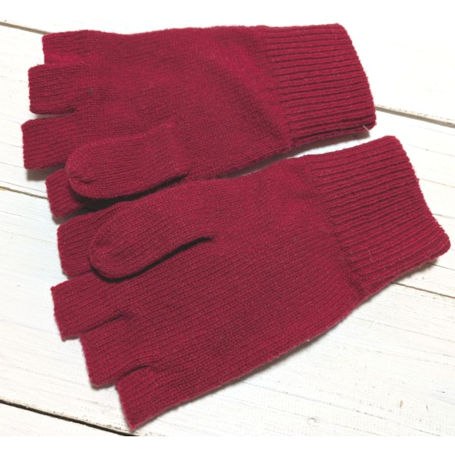 【並行輸入品】ブルックスブラザーズ ミトン フィンガーレス メリノウール グローブ 手袋 レッド メンズ レディース Brooks Brothers 010 | BROOKS BROTHERS | 02