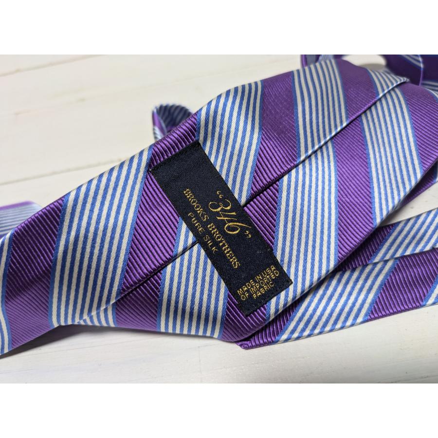 【並行輸入品】 ブルックスブラザーズ アメリカ製 ネクタイ パープル メンズ Brooks Brothers silk necktie usa 011 | BROOKS BROTHERS | 03