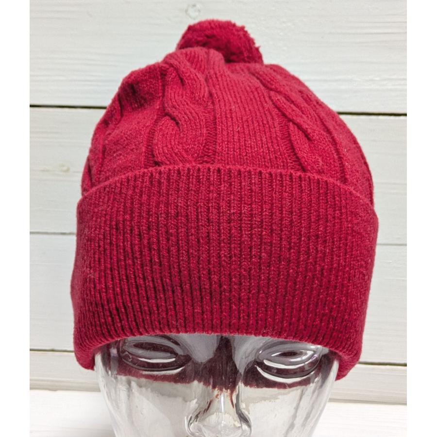 【並行輸入品】ブルックスブラザーズ ボンボン付き メリノウール ニットキャップ ニット帽 レッド メンズ レディース Brooks Brothers 093 | BROOKS BROTHERS | 02