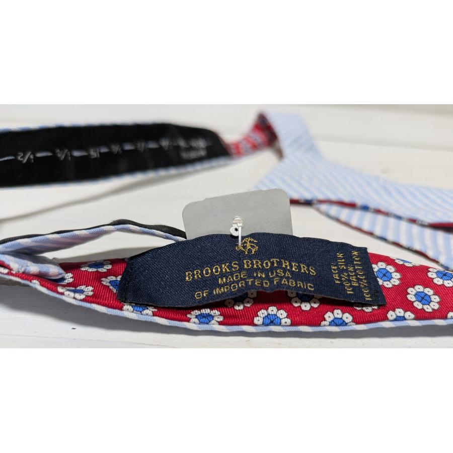 【並行輸入品】 ブルックスブラザーズ アメリカ製 シルク ボウタイ 蝶 ネクタイ ブルー メンズ Brooks Brothers necktie bowtie 114 | BROOKS BROTHERS | 03