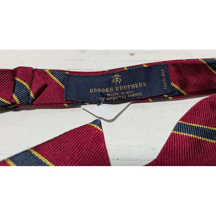 【並行輸入品】 ブルックスブラザーズ アメリカ製 シルク ボウタイ 蝶 ネクタイ レッド メンズ Brooks Brothers necktie bowtie 124 | BROOKS BROTHERS | 03