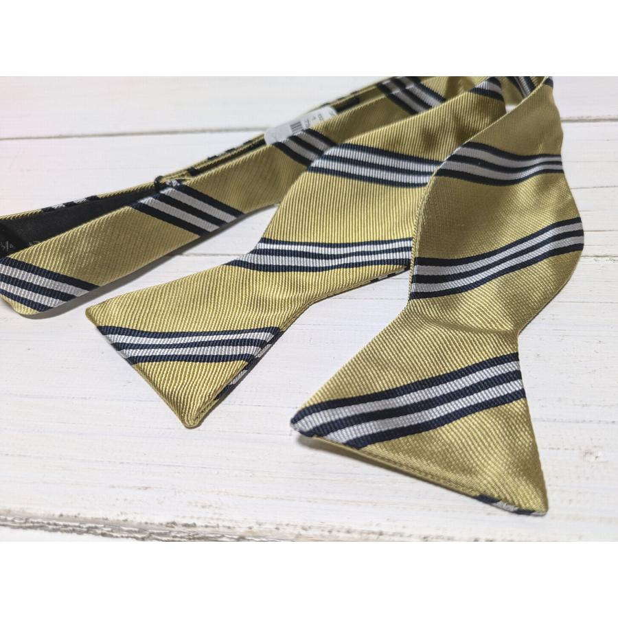 【並行輸入品】 ブルックスブラザーズ アメリカ製 シルク ボウタイ 蝶 ネクタイ イエロー系 メンズ Brooks Brothers necktie bowtie 126 | BROOKS BROTHERS | 01