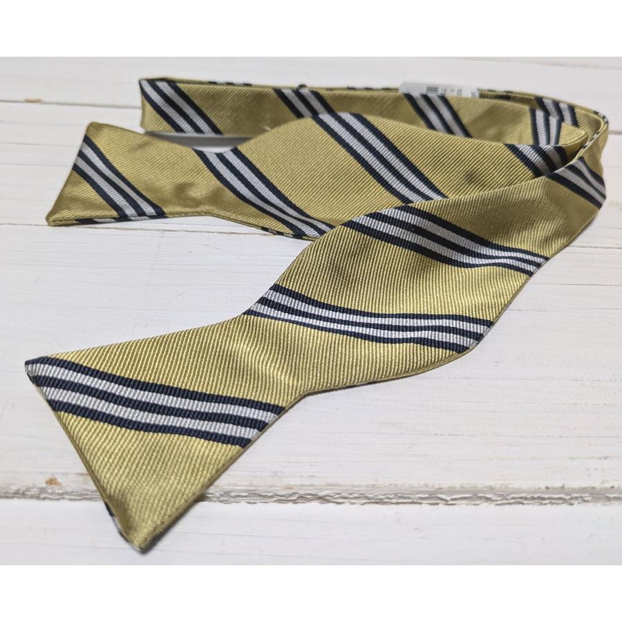 【並行輸入品】 ブルックスブラザーズ アメリカ製 シルク ボウタイ 蝶 ネクタイ イエロー系 メンズ Brooks Brothers necktie bowtie 126 | BROOKS BROTHERS | 02