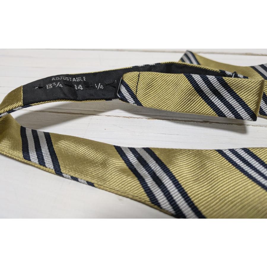 【並行輸入品】 ブルックスブラザーズ アメリカ製 シルク ボウタイ 蝶 ネクタイ イエロー系 メンズ Brooks Brothers necktie bowtie 126 | BROOKS BROTHERS | 03