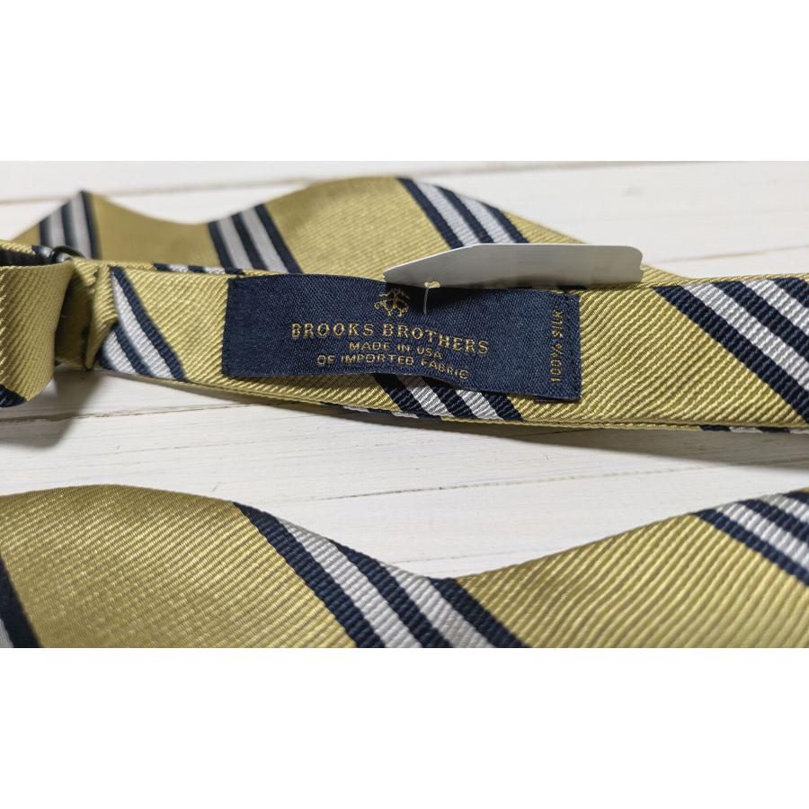 【並行輸入品】 ブルックスブラザーズ アメリカ製 シルク ボウタイ 蝶 ネクタイ イエロー系 メンズ Brooks Brothers necktie bowtie 126 | BROOKS BROTHERS | 04