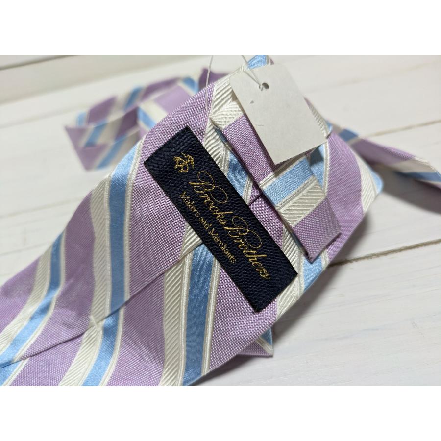 【並行輸入品】ブルックスブラザーズ アメリカ製 ネクタイ パープル メンズ Brooks Brothers silk necktie usa 129 | BROOKS BROTHERS | 03