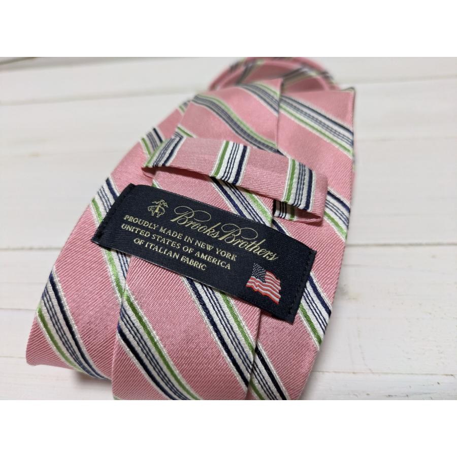 【並行輸入品】ブルックスブラザーズ アメリカ製 ネクタイ ピンク メンズ Brooks Brothers silk necktie usa 131 | BROOKS BROTHERS | 03