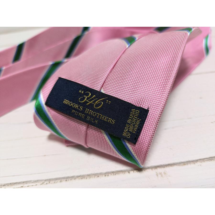 【美品】ブルックスブラザーズ ネクタイ ピンク 無地 ソリッド 高級【USA製】 BROOKS BROTHERS（ブルックスブラザーズ） 【並行輸入品】ブルックス