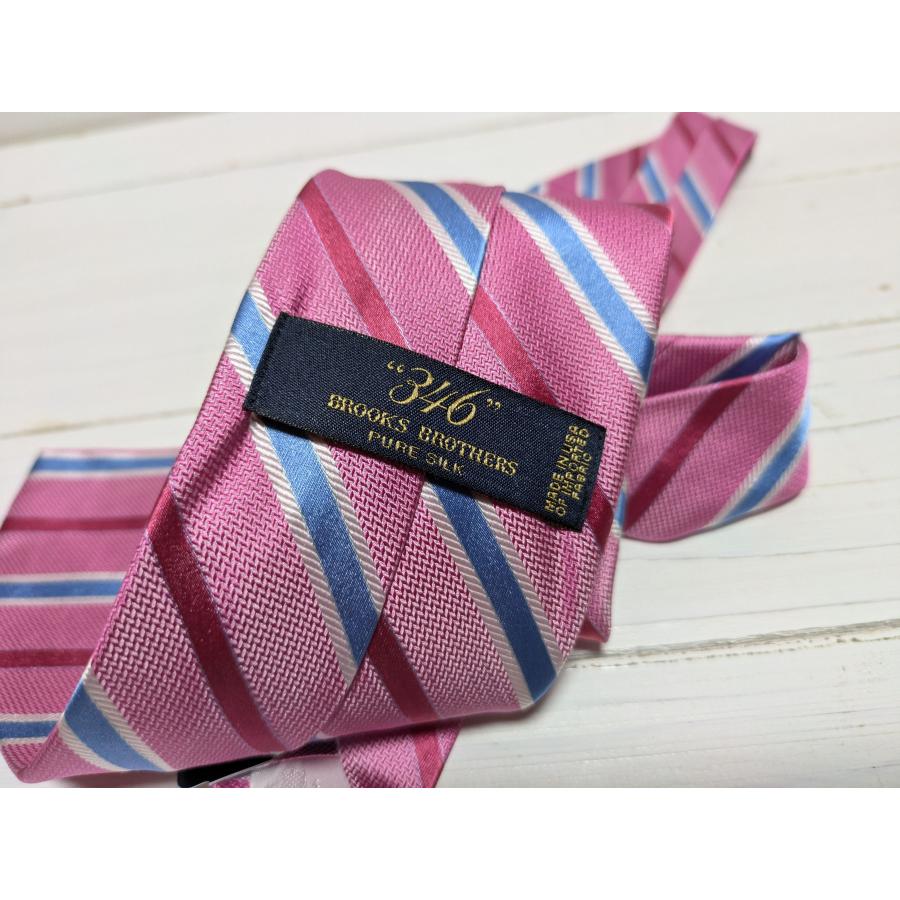 【並行輸入品】ブルックスブラザーズ アメリカ製 ネクタイ ピンク メンズ Brooks Brothers silk necktie usa 133 | BROOKS BROTHERS | 03