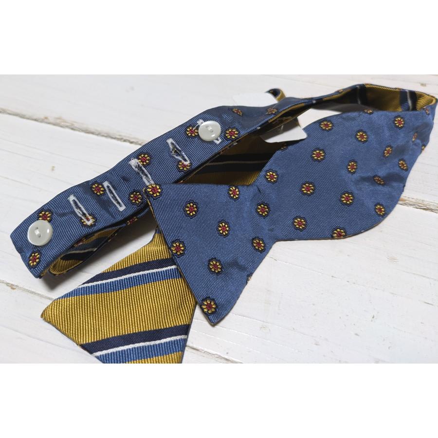 【並行輸入品】ブルックスブラザーズ アメリカ製 シルク ボウタイ 蝶ネクタイ ブルー系 イエロー系 メンズ Brooks Brothers necktie bowtie 159 | BROOKS BROTHERS | 03