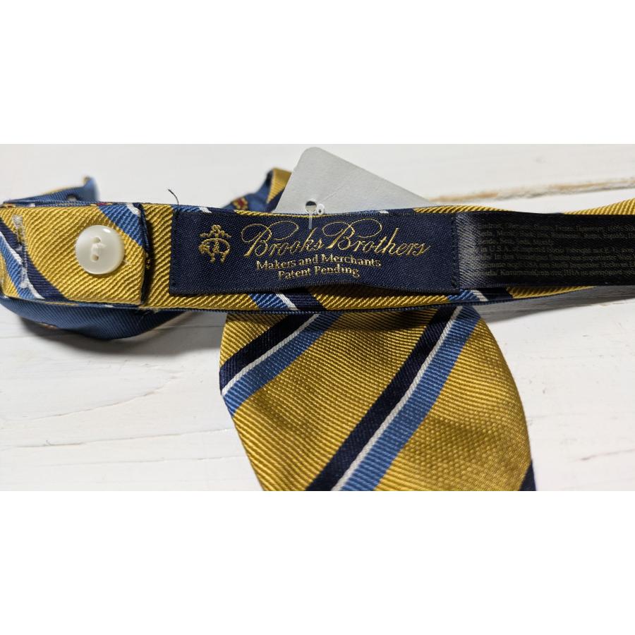 【並行輸入品】ブルックスブラザーズ アメリカ製 シルク ボウタイ 蝶ネクタイ ブルー系 イエロー系 メンズ Brooks Brothers necktie bowtie 159 | BROOKS BROTHERS | 04