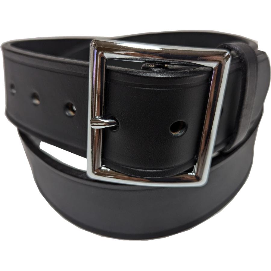 ボストンレザー アメリカ製 本革製 レザー ギャリソン ベルト 黒 ブラック メンズ BOSTON LEATHER BELT BLACK 001 | 