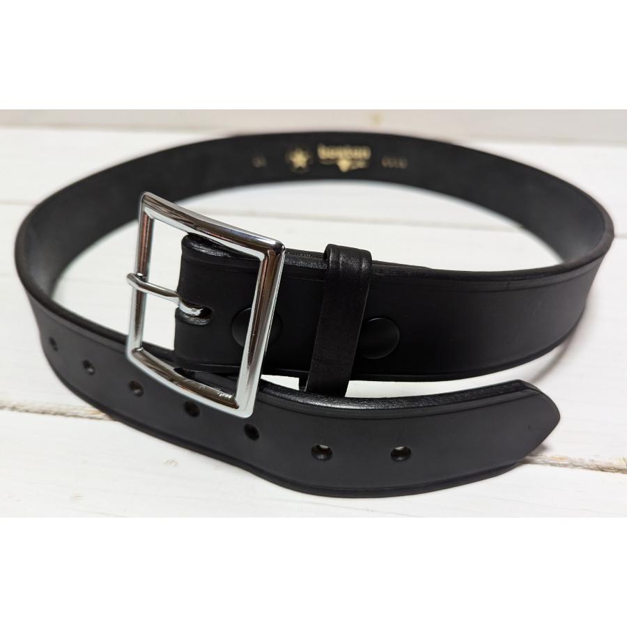 ボストンレザー アメリカ製 本革製 レザー ギャリソン ベルト 黒 ブラック メンズ BOSTON LEATHER BELT BLACK 001 |  | 03