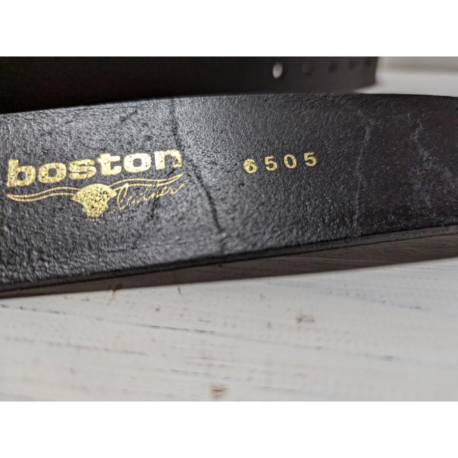 ボストンレザー アメリカ製 本革製 レザー ギャリソン ベルト 黒 ブラック メンズ BOSTON LEATHER BELT BLACK 001 |  | 05