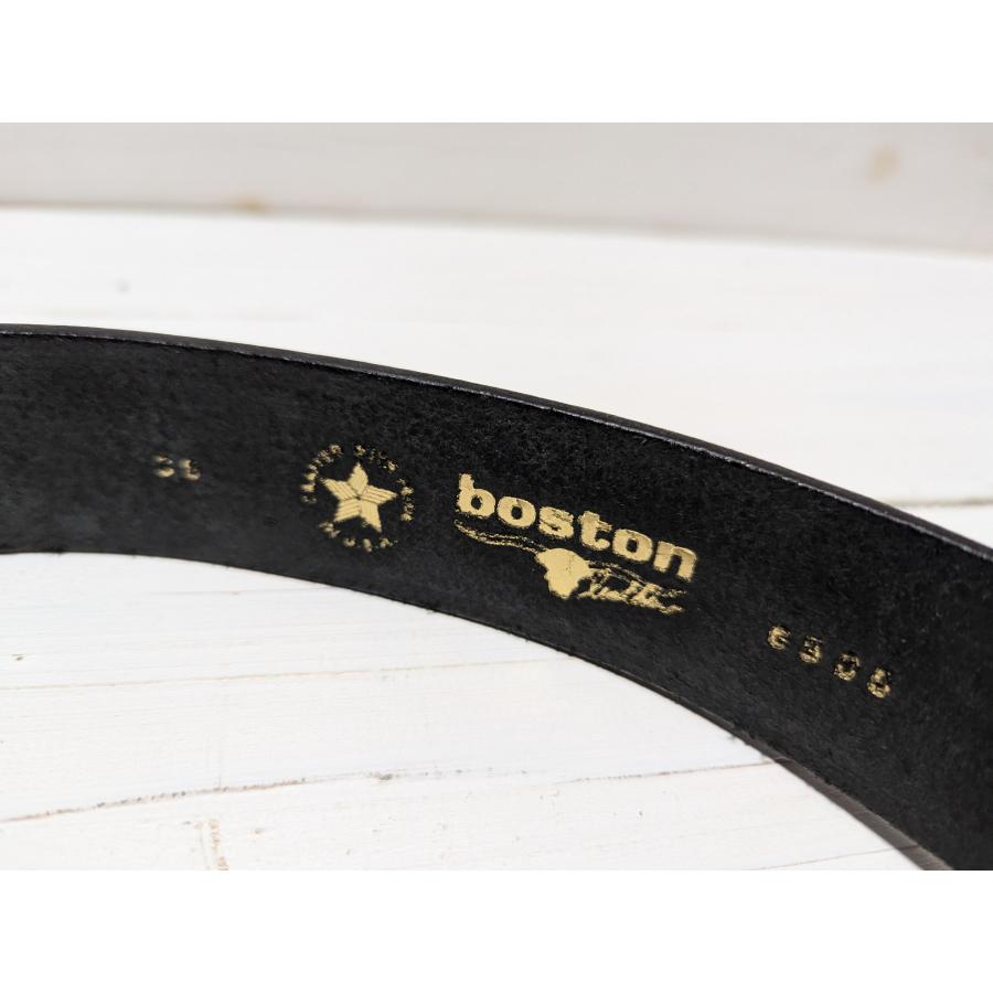 ボストンレザー アメリカ製 本革製 レザー ギャリソン ベルト 黒 ブラック メンズ BOSTON LEATHER BELT BLACK 001 |  | 07