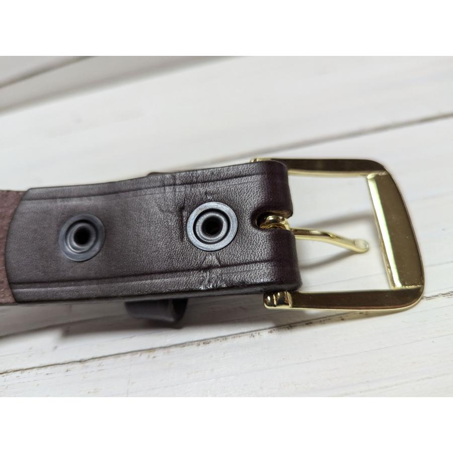 ボストンレザー アメリカ製 本革製 レザー ベルト 茶 ブラウン メンズ BOSTON LEATHER BELT BROWN 004 |  | 04