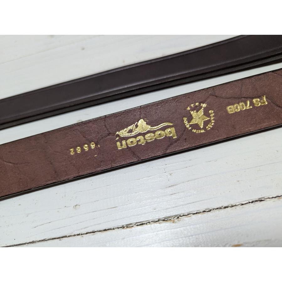 ボストンレザー アメリカ製 本革製 レザー ベルト 茶 ブラウン メンズ BOSTON LEATHER BELT BROWN 004 |  | 07