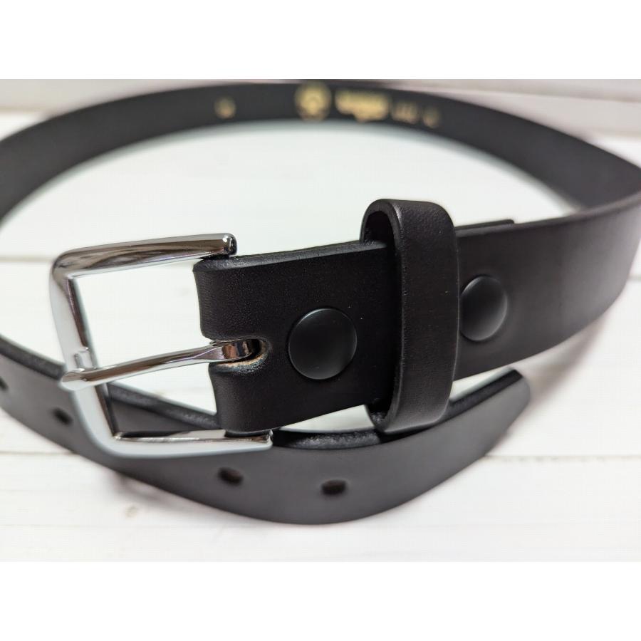 ボストンレザー アメリカ製 本革製 レザー ベルト 黒 ブラック メンズ BOSTON LEATHER BELT BLACK 005 |  | 02