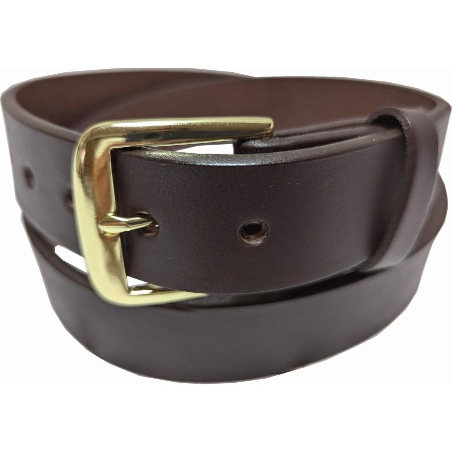 ボストンレザー アメリカ製 本革製 レザー ベルト 茶 ブラウン メンズ BOSTON LEATHER BELT BROWN 006 | 