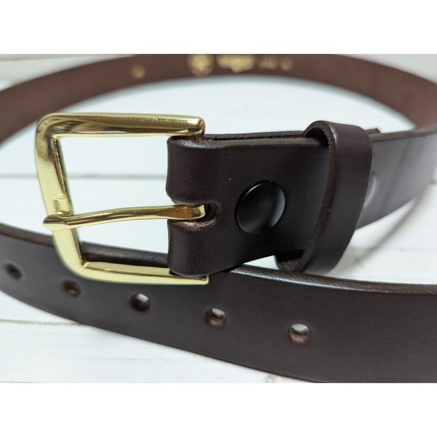 ボストンレザー アメリカ製 本革製 レザー ベルト 茶 ブラウン メンズ