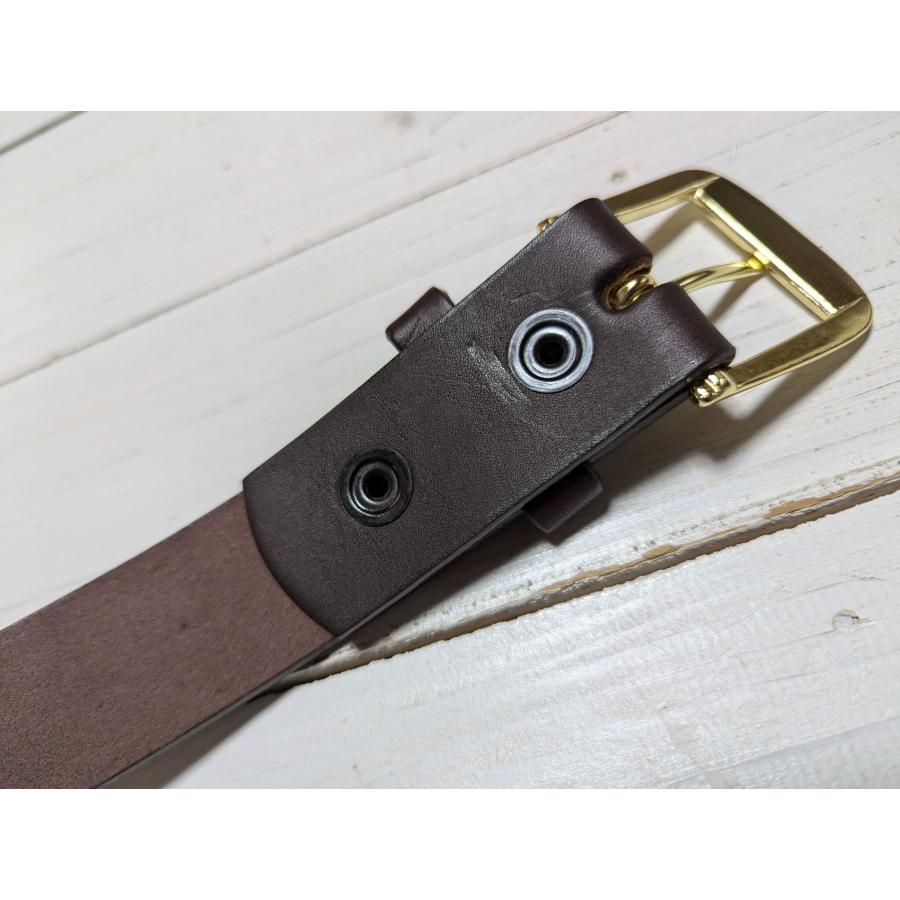 ボストンレザー アメリカ製 本革製 レザー ベルト 茶 ブラウン メンズ BOSTON LEATHER BELT BROWN 006 |  | 04