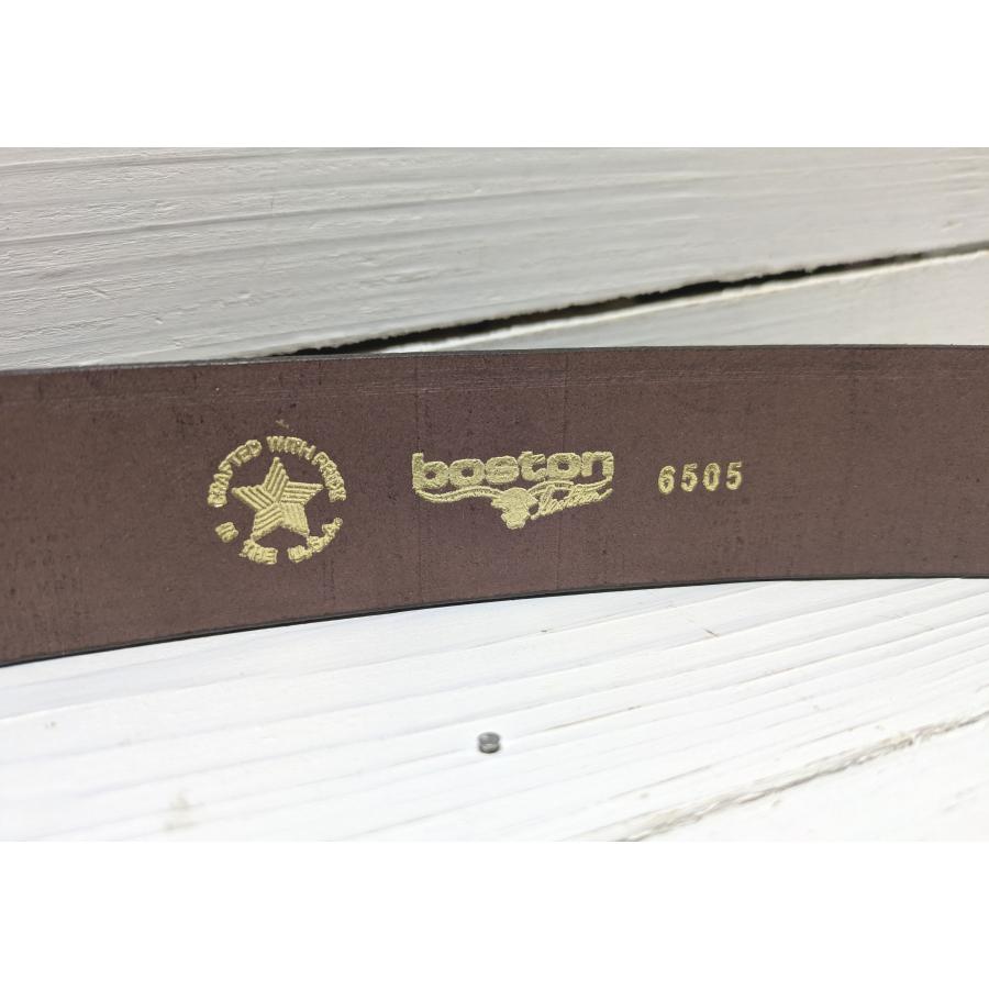 ボストンレザー アメリカ製 本革製 レザー ギャリソン ベルト 茶 ブラウン メンズ BOSTON LEATHER BELT BROWN 007 |  | 07