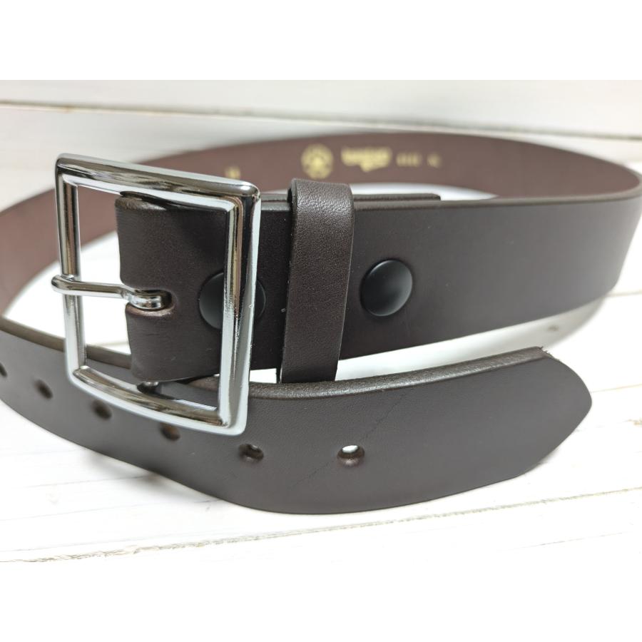 ボストンレザー アメリカ製 本革製 レザー ギャリソン ベルト 茶 ブラウン メンズ BOSTON LEATHER BELT BROWN 009 |  | 02