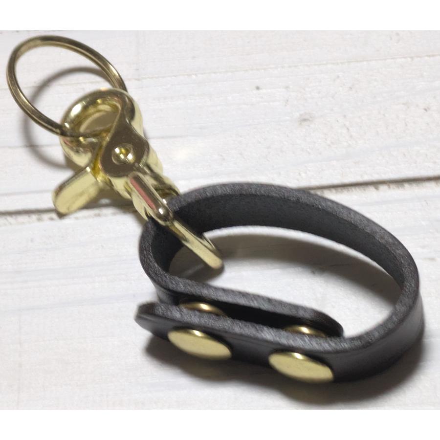 ボストンレザー アメリカ製 本革製 レザー キーホルダー 茶 ブラウン BOSTON LEATHER key holder keyring keychain BROWN 002 |  | 02