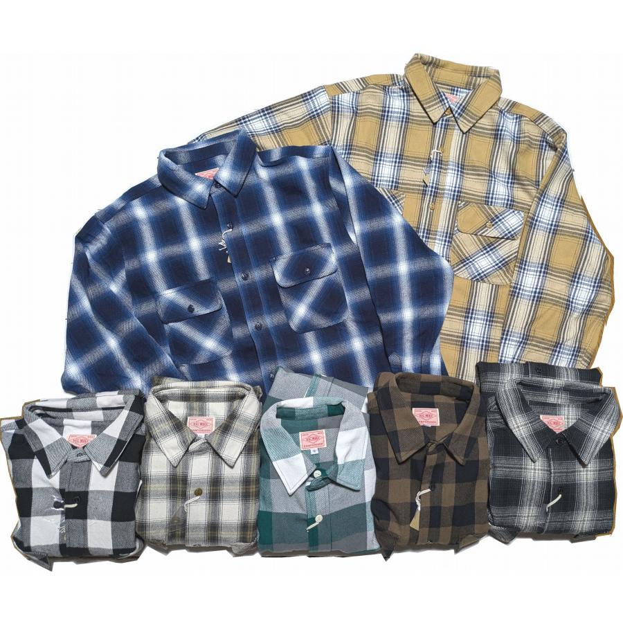 ビッグマイク 長袖 ヘビーフランネルシャツ メンズ BIG MIKE HEAVY FLANNEL SHIRTS 24aw bigmike 006 | BIG MIKE