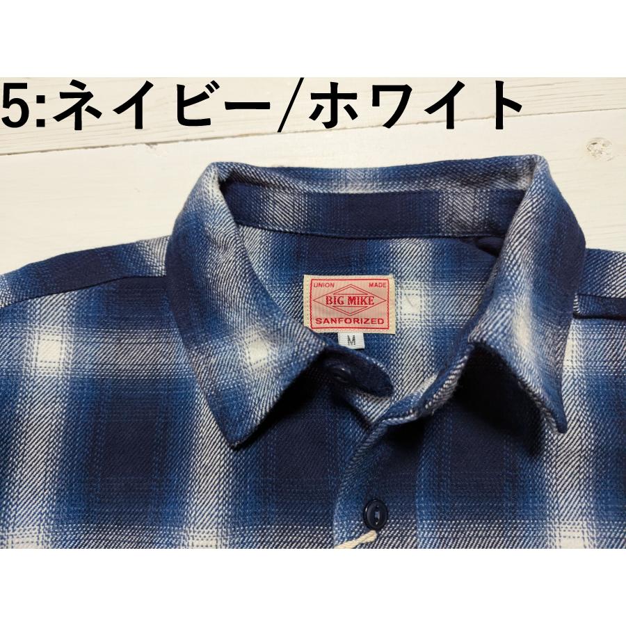 ビッグマイク 長袖 ヘビーフランネルシャツ メンズ BIG MIKE HEAVY FLANNEL SHIRTS 24aw bigmike 006 | BIG MIKE | 12