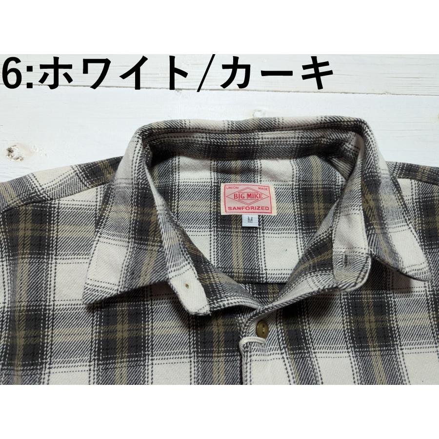 ビッグマイク 長袖 ヘビーフランネルシャツ メンズ BIG MIKE HEAVY FLANNEL SHIRTS 24aw bigmike 006 | BIG MIKE | 13