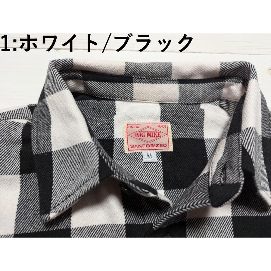 ビッグマイク 長袖 ヘビーフランネルシャツ メンズ BIG MIKE HEAVY FLANNEL SHIRTS 24aw bigmike 006 | BIG MIKE | 08