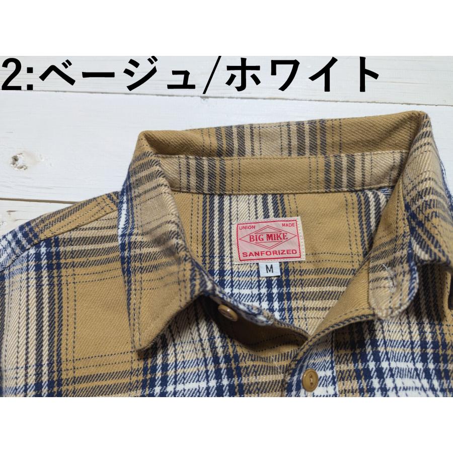 ビッグマイク 長袖 ヘビーフランネルシャツ メンズ BIG MIKE HEAVY FLANNEL SHIRTS 24aw bigmike 006 | BIG MIKE | 09