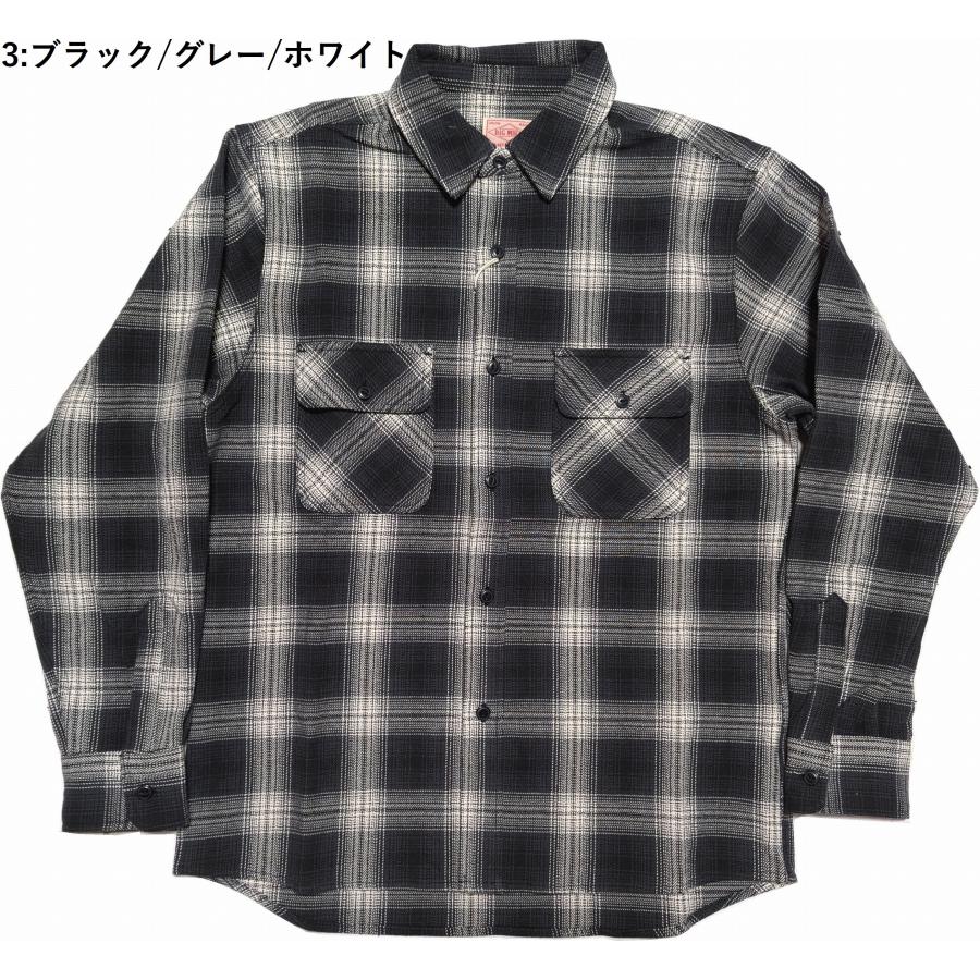 ビッグマイク 長袖 ヘビーフランネルシャツ メンズ BIG MIKE HEAVY FLANNEL SHIRTS 24aw bigmike 006 | BIG MIKE | 03