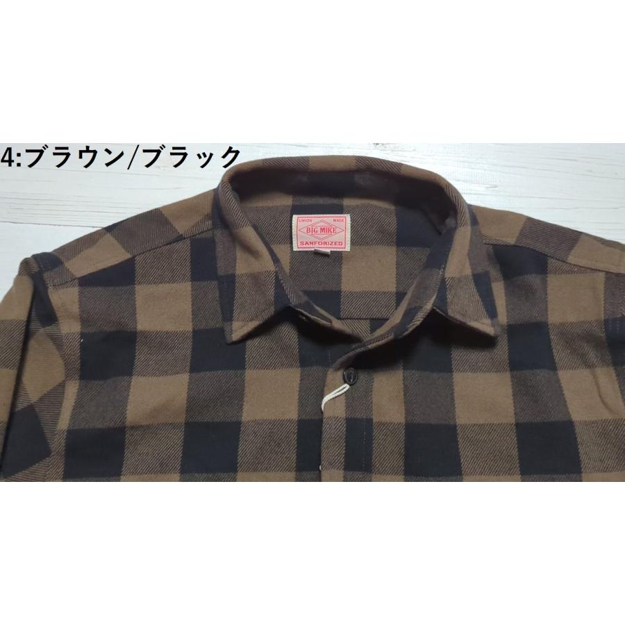 ビッグマイク 長袖 ヘビーフランネルシャツ メンズ BIG MIKE HEAVY FLANNEL SHIRTS 24aw bigmike 006 | BIG MIKE | 11
