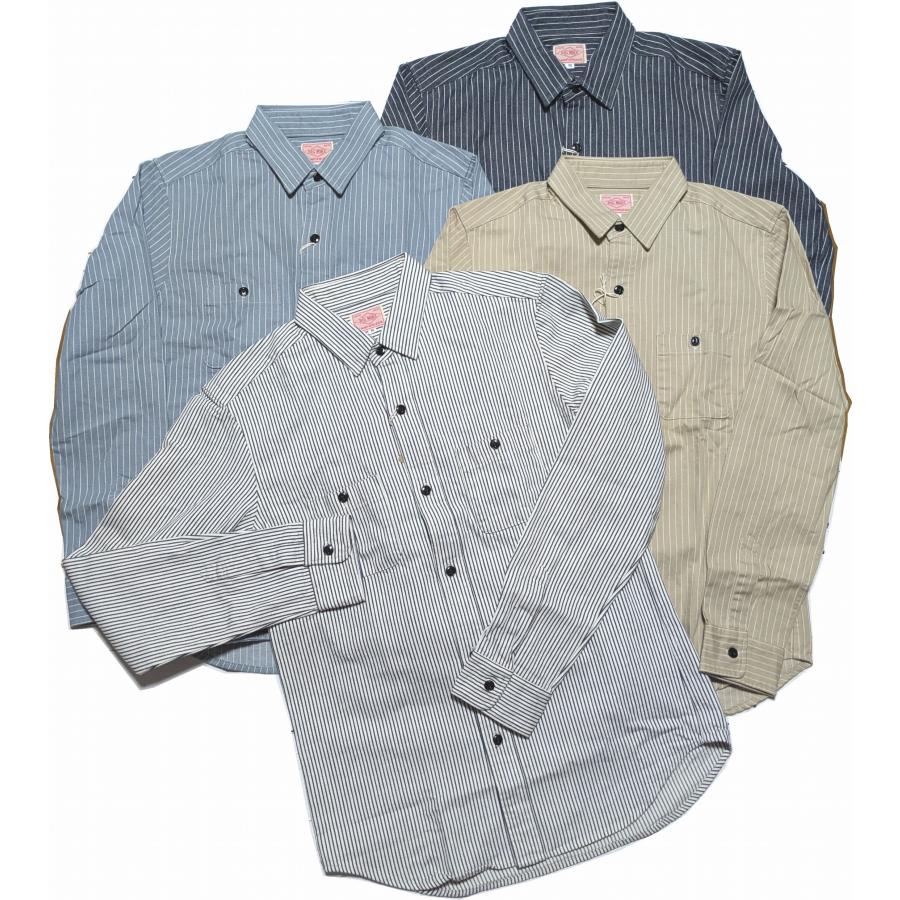 ビッグマイク 長袖 ヒッコリーストライプ ワークシャツ メンズ BIG MIKE HICKORY STRIPE WORK SHIRTS bigmike 014 | BIG MIKE