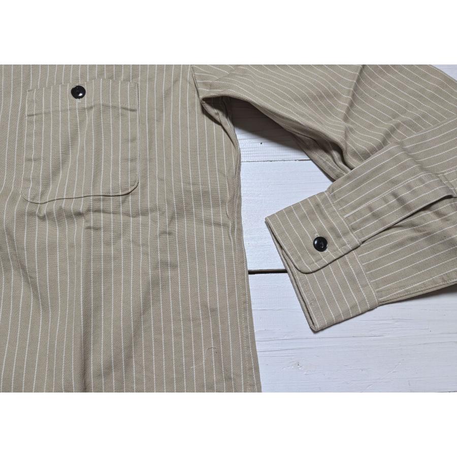 ビッグマイク 長袖 ヒッコリーストライプ ワークシャツ メンズ BIG MIKE HICKORY STRIPE WORK SHIRTS bigmike 014 | BIG MIKE | 15